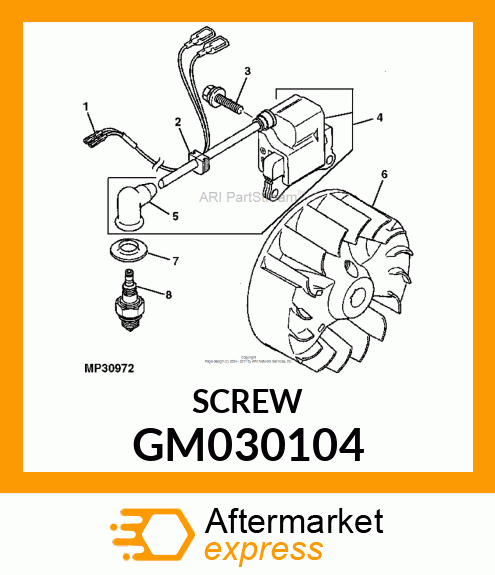 10PK Screw With Washer GM030104