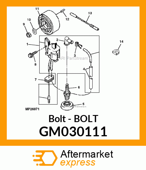 5PK Bolt GM030111