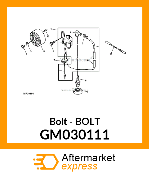 5PK Bolt GM030111