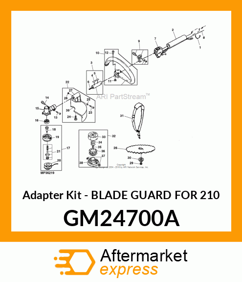 Adapter Kit - BLADE GUARD FOR 210 GM24700A