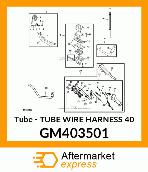 Tube - TUBE WIRE HARNESS 40 GM403501
