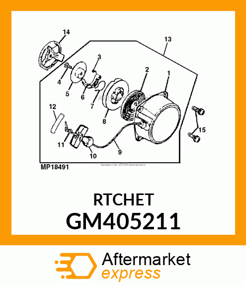 Ratchet GM405211