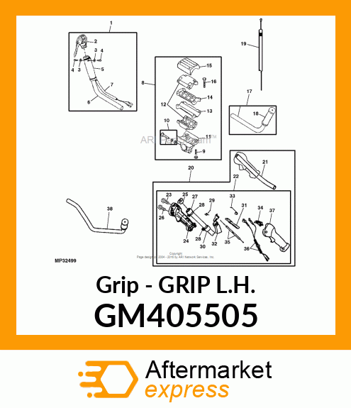 Grip - GRIP L.H. GM405505