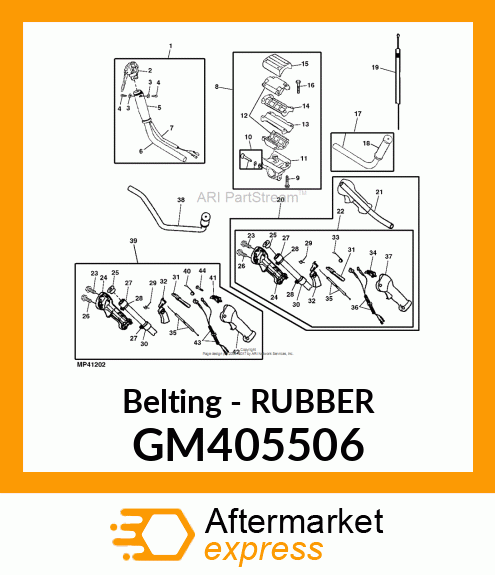 Belting - RUBBER GM405506