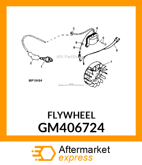 Flywheel - FLYWHEEL GM406724