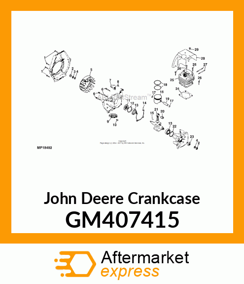 Crankcase GM407415