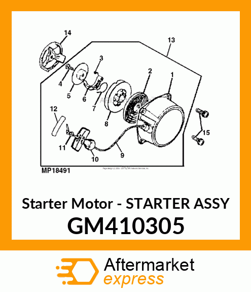 Starter Motor GM410305