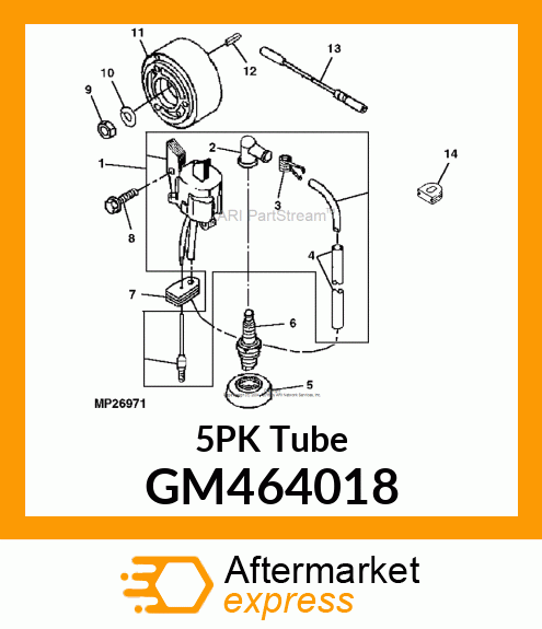 5PK Tube GM464018