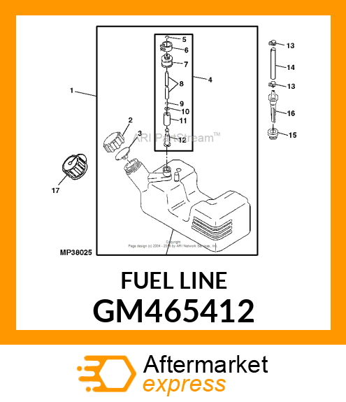 Fuel Line GM465412