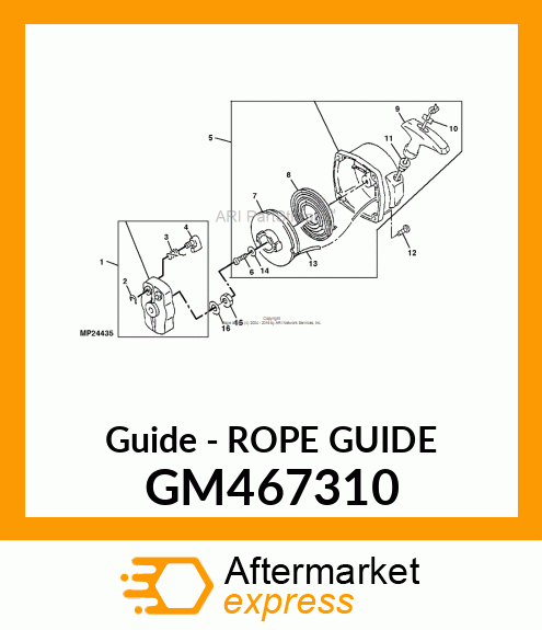 Guide GM467310
