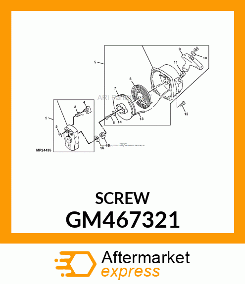 Screw GM467321