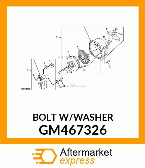 10PK Screw GM467326