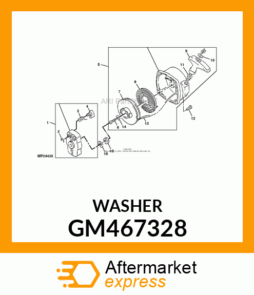 Washer GM467328