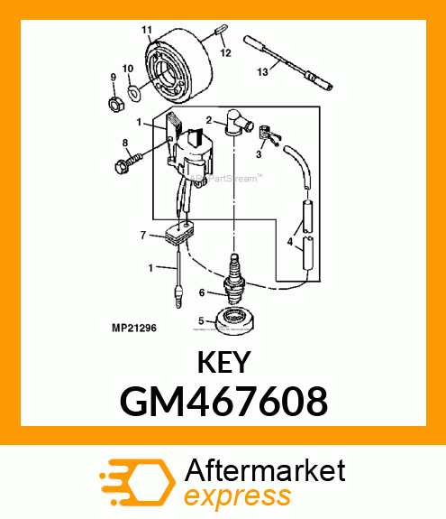 Shaft Key GM467608