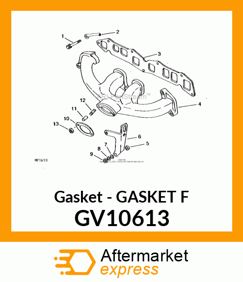 Gasket - GASKET F GV10613