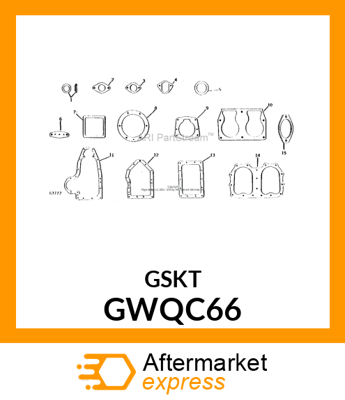 GASKET, MANIFOLD F GWQC66