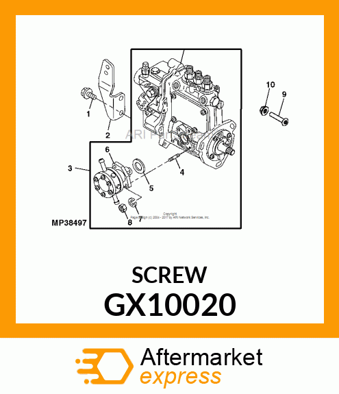 SCREW, SCREW, M6 X 35 OVAL CTSK TOR GX10020