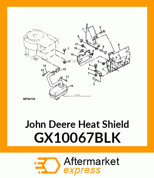 Heat Shield GX10067BLK