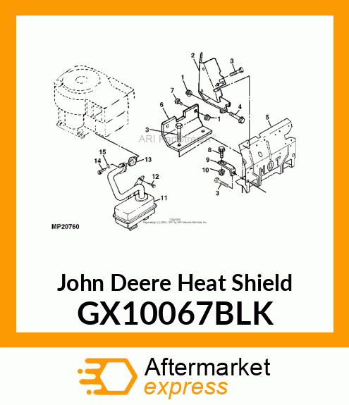 Heat Shield GX10067BLK