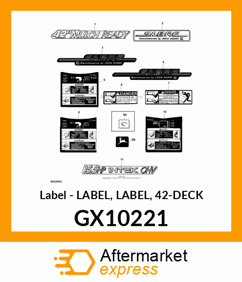 Label GX10221