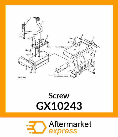 Screw GX10243