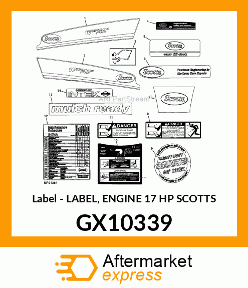 Label GX10339