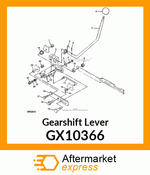 Gearshift Lever GX10366