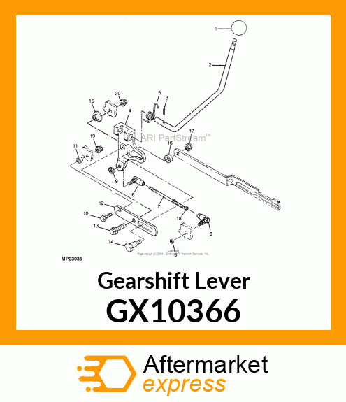 Gearshift Lever GX10366