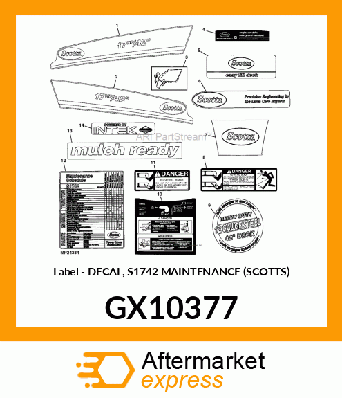 Label GX10377