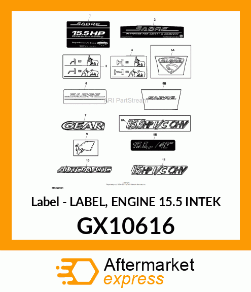 Label Engine 15.5 Intek GX10616