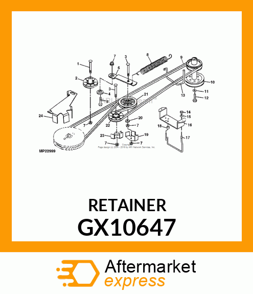 Retainer GX10647