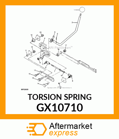 Torsion Spring GX10710