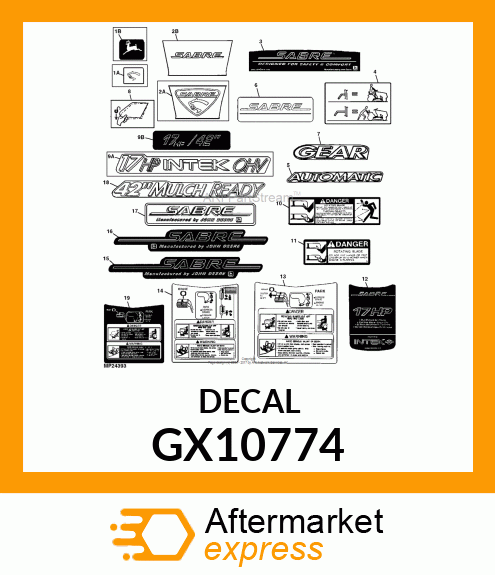 Label GX10774