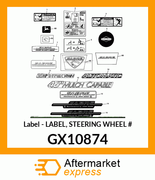 Label GX10874