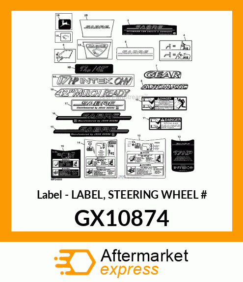 Label GX10874