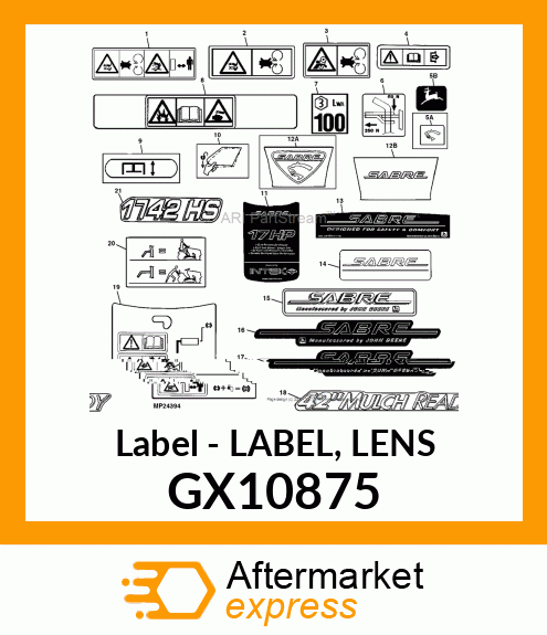 Label GX10875