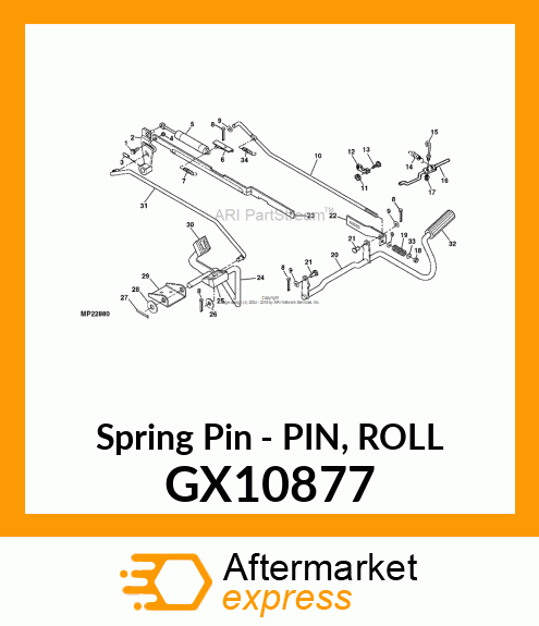Spring Pin GX10877