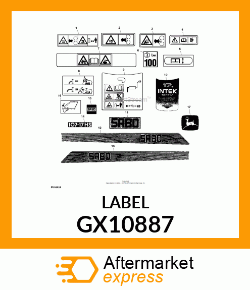 Label GX10887