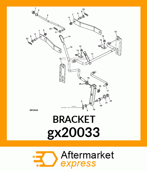 BRACKET gx20033