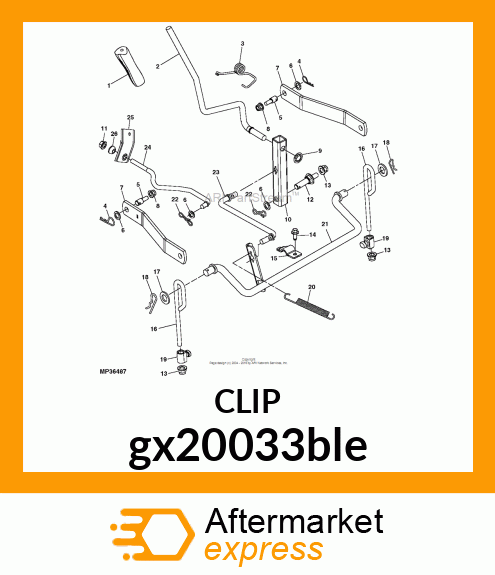 BRACKET gx20033ble