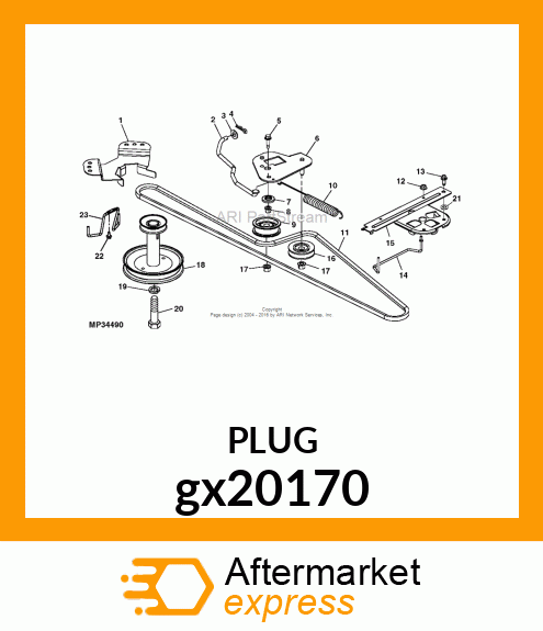 BUSHING, PIVOT gx20170