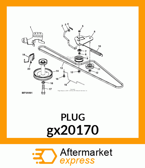 BUSHING, PIVOT gx20170