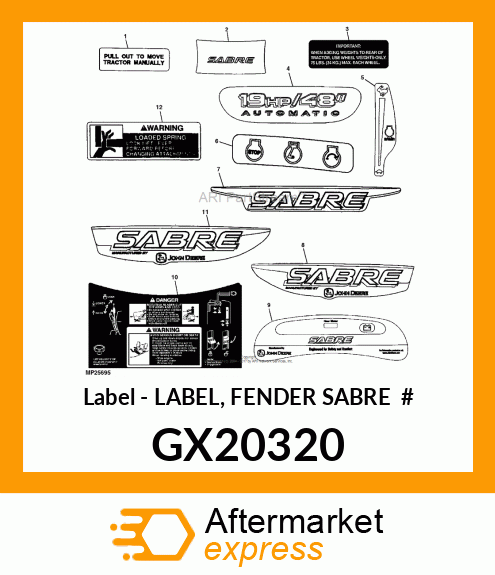 Label GX20320