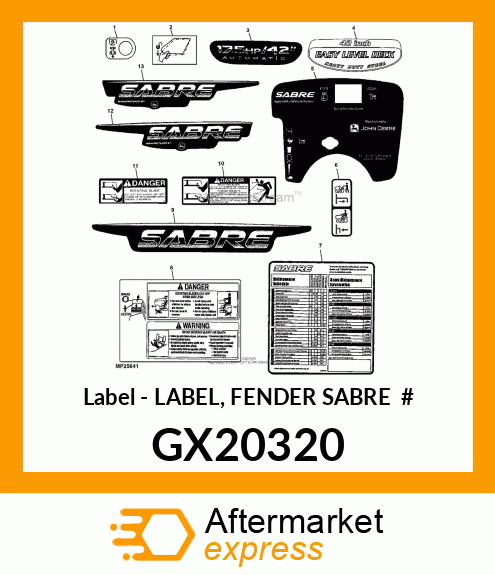 Label GX20320