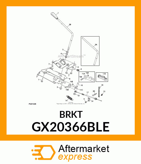 Bracket Pto GX20366BLE