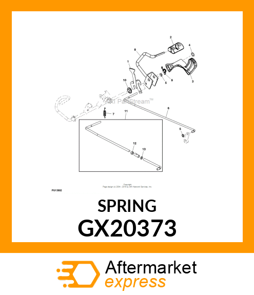 EXTENSION SPRING GX20373