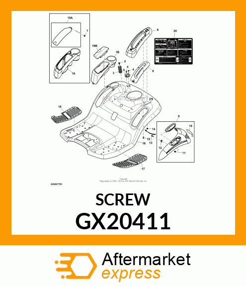 SCREW GX20411