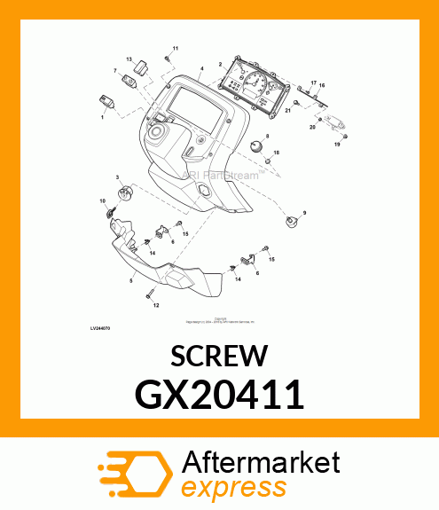 SCREW GX20411