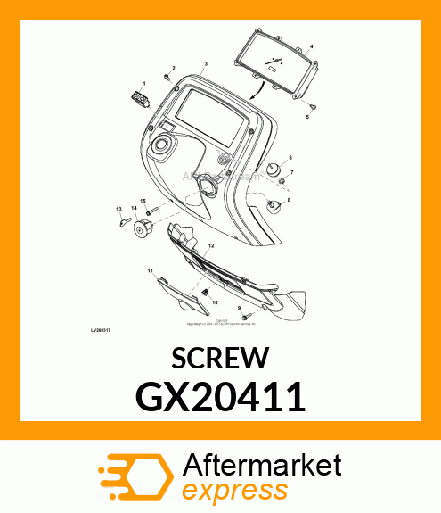 SCREW GX20411