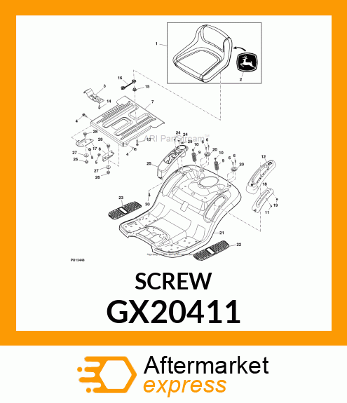 SCREW GX20411